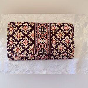 Vera Bradley 40 Disk‎ CD/DVD Case Organizer Medallion Retired Print Y2K New